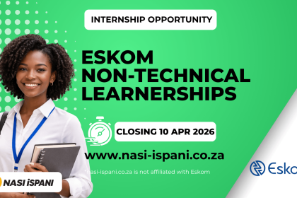 Eskom Non-Technical Learnerships 2026 Now Open