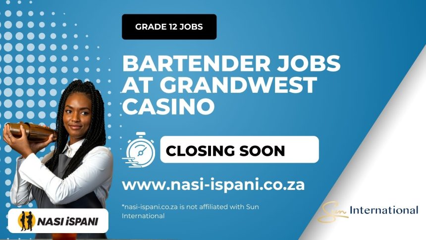 Bartender Jobs at GrandWest Casino