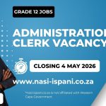 Administration Clerk Vacancy - Ref No. PT 08/2026