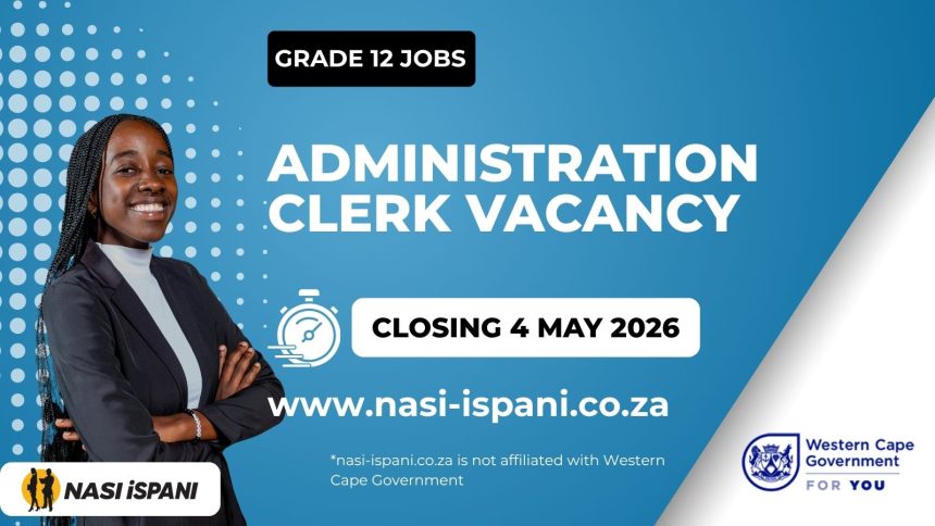 Administration Clerk Vacancy - Ref No. PT 08/2026