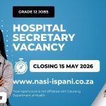 Dr Yusuf Dadoo Hospital Secretary Vacancy