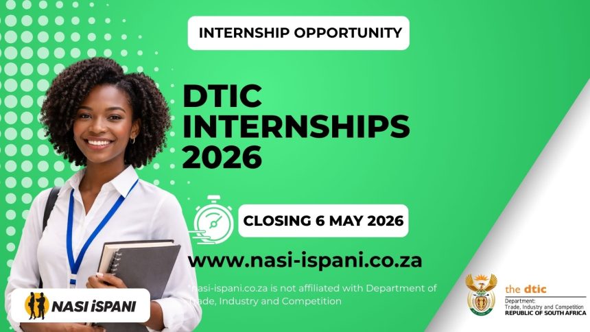 DTIC Internships 2026 - R7 860.50 Stipend