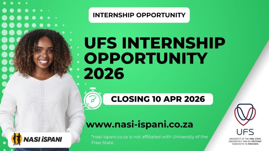 University of the Free State (UFS) Internship Opportunity 2026