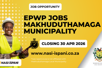 EPWP Opportunities Makhuduthamaga Local Municipality