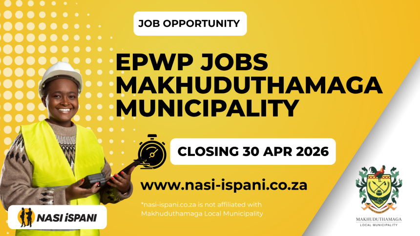 EPWP Opportunities Makhuduthamaga Local Municipality