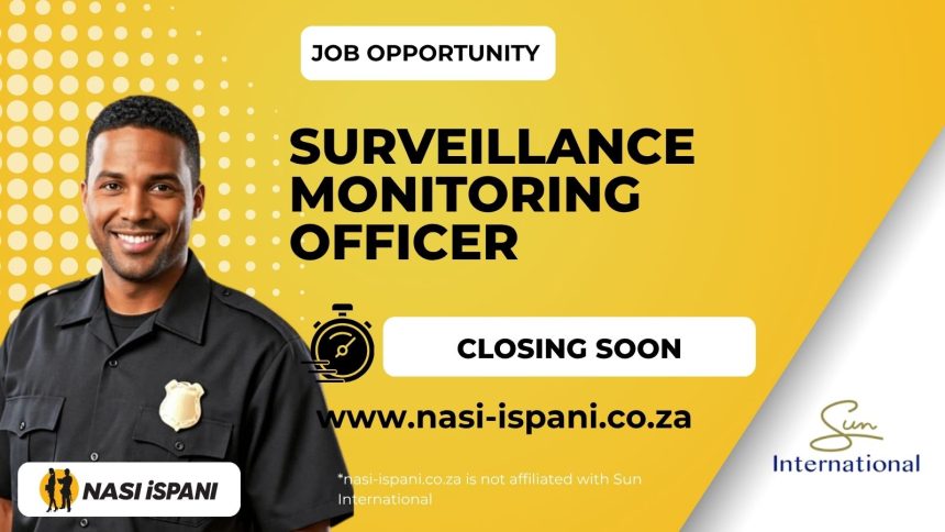 Surveillance Monitoring Officer at Sun Internationa