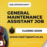 General Maintenance Assistant at Pump and Abrasion