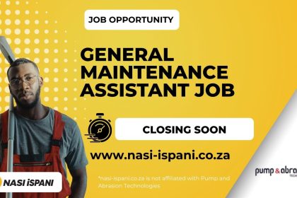 General Maintenance Assistant at Pump and Abrasion