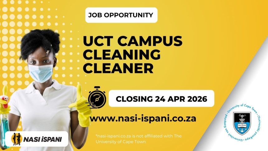 UCT Campus Cleaning Cleaner x20 Posts