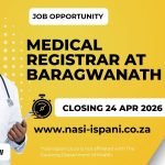 Medical Registrar at Chris Hani Baragwanath Hospital - REFS/048398