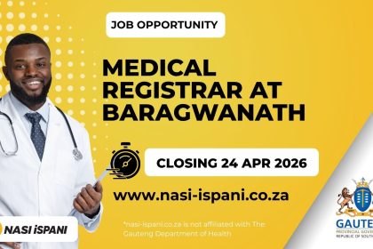 Medical Registrar at Chris Hani Baragwanath Hospital - REFS/048398