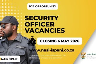 Security Officer Vacancies at Department of Water and Sanitation