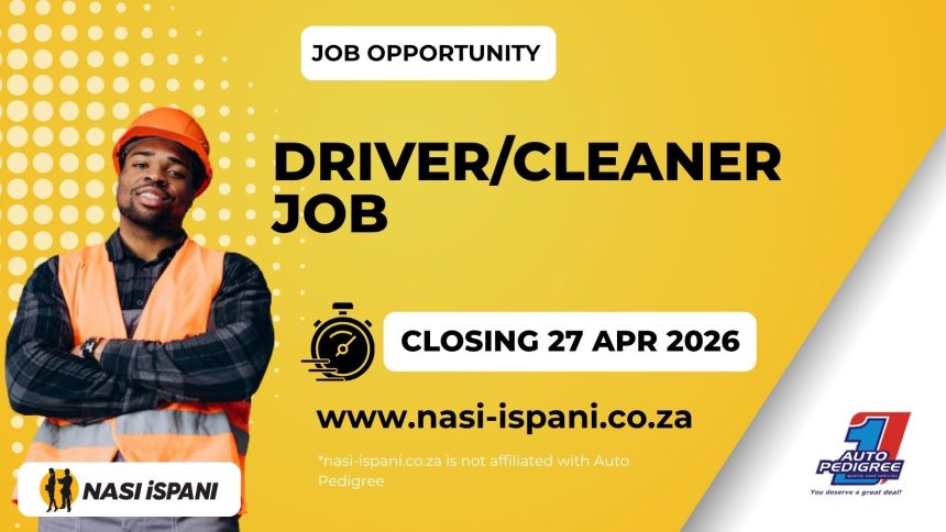 Driver/Cleaner Job at Auto Pedigree Cape Town CBD