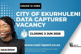 City of Ekurhuleni Data Capturer Vacancy 2026