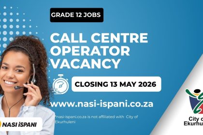 Call Centre Operator at City of Ekurhuleni - Ref - DEMS21164