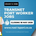 Transnet Port Worker Jobs for Grade 12 Applicants