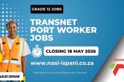 Transnet Port Worker Jobs for Grade 12 Applicants