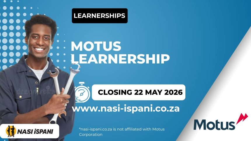 Motus Corporation NQF 4 Learnership Programme