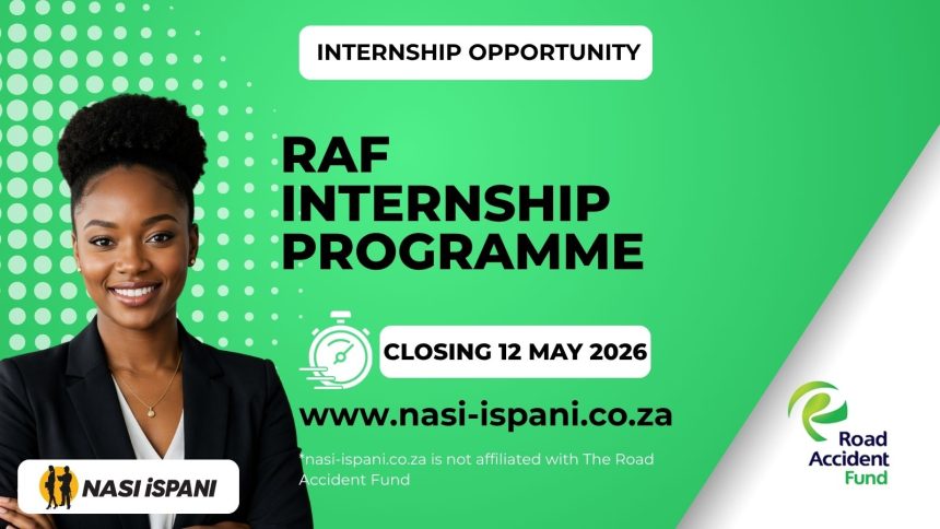 Road Accident Fund RAF Internship Programme