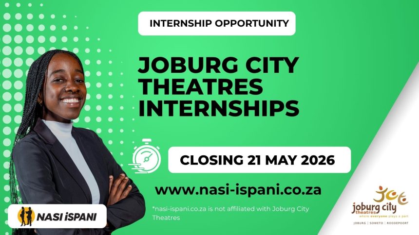 Youth Development Internships at Joburg City Theatres