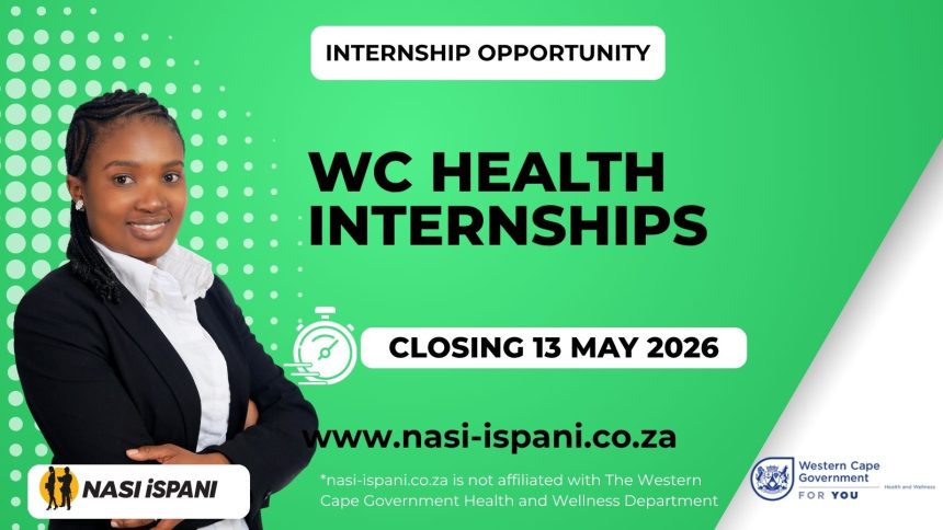 Western Cape Health and Wellness Internships 2026