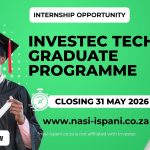 Investec Tech Graduate Programme 2027