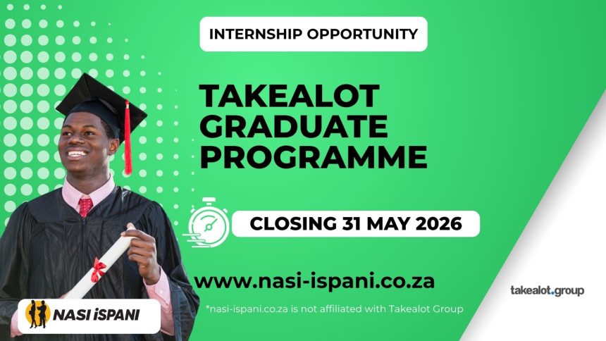 Takealot Marketing Graduate Programme (TFS) 2026 – Apply Now