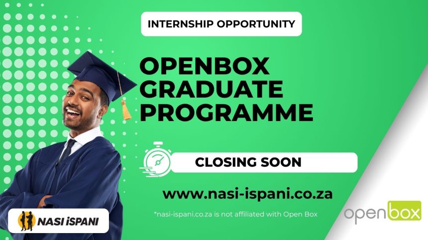 Open Box Graduate Programme 2026 — Apply in Cape Town