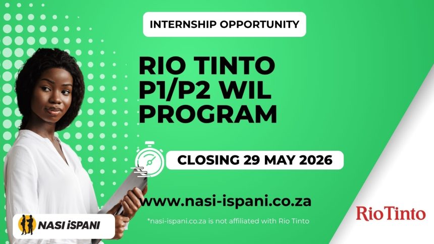 Rio Tinto P1/P2 WIL Program 2026