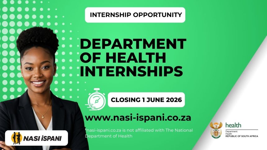National Department of Health Internships 2026