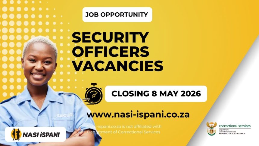 Correctional Services Security Officers x381 Posts
