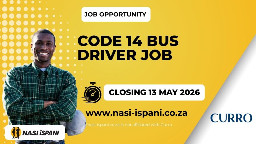Code 14 Bus Driver Job at Curro