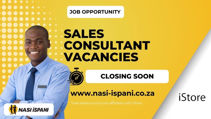 Sales Consultant Vacancies at iStore