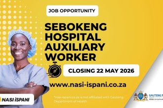 Sebokeng Hospital Auxiliary Worker CSSD