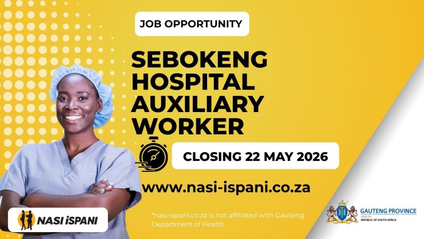 Sebokeng Hospital Auxiliary Worker CSSD