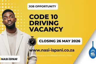 RCL Foods Hiring Code 10 Driver