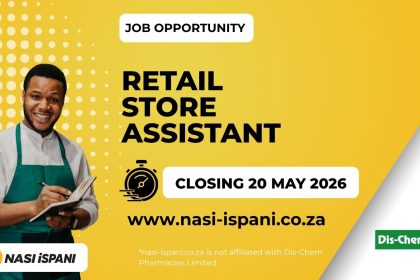 Retail Store Assistant at Dis-Chem Pharmacies Limited 2026