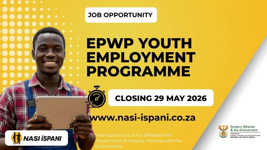 DFFE EPWP Youth Employment Programme 2026