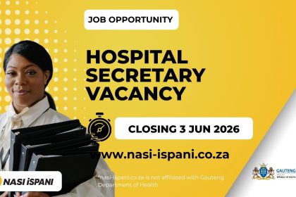 Bheki Mlangeni Hospital Secretary Vacancy - REFS/049828