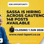 SASSA Announces New Gauteng Vacancies