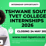 Tshwane South TVET College Internships 2026