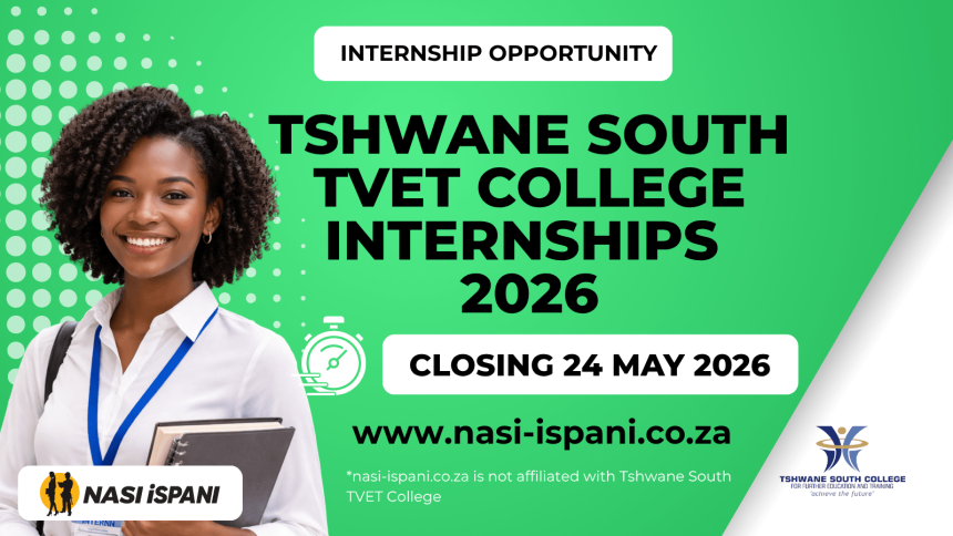 Tshwane South TVET College Internships 2026