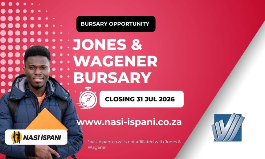 Jones & Wagener Bursary 2027