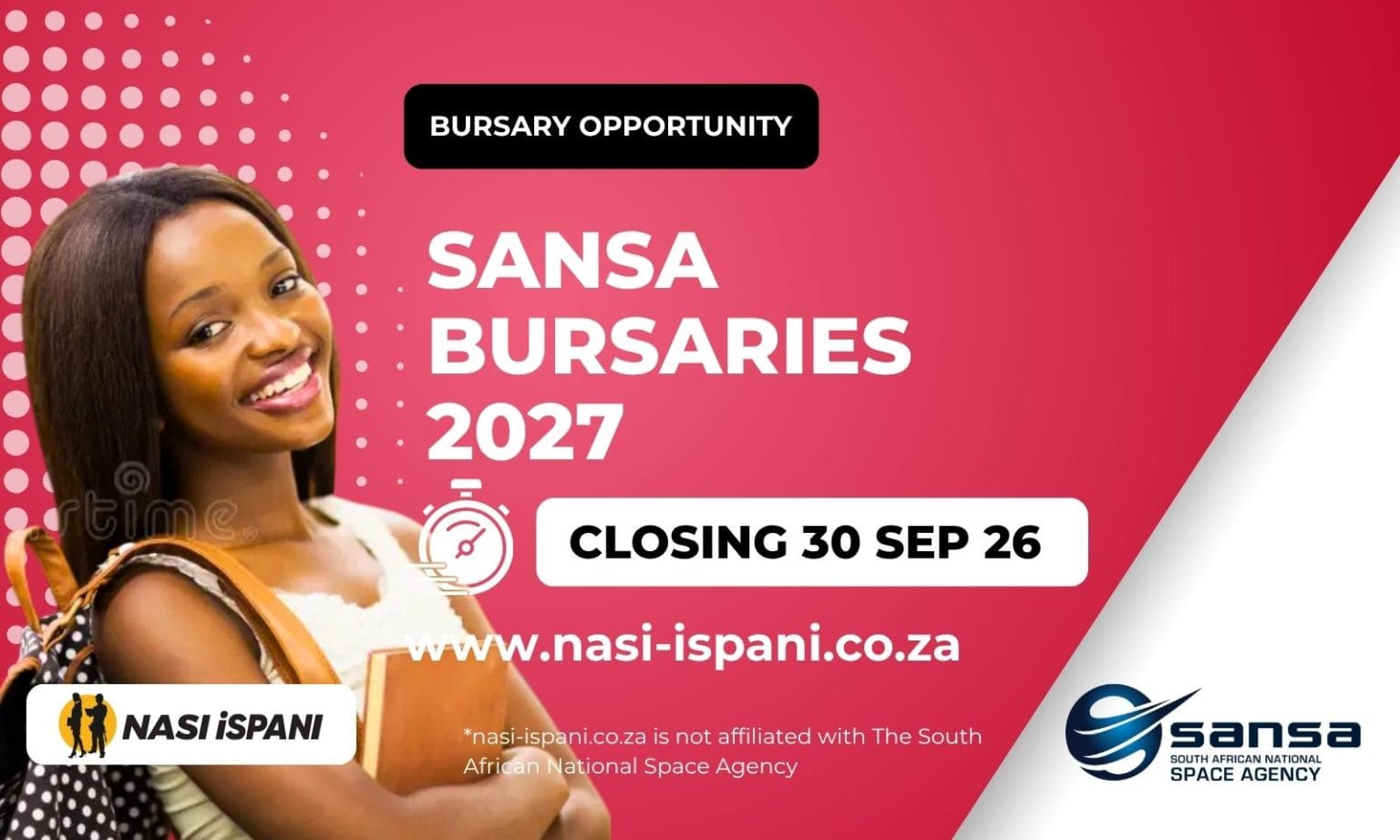 South African National Space Agency Bursaries 2027