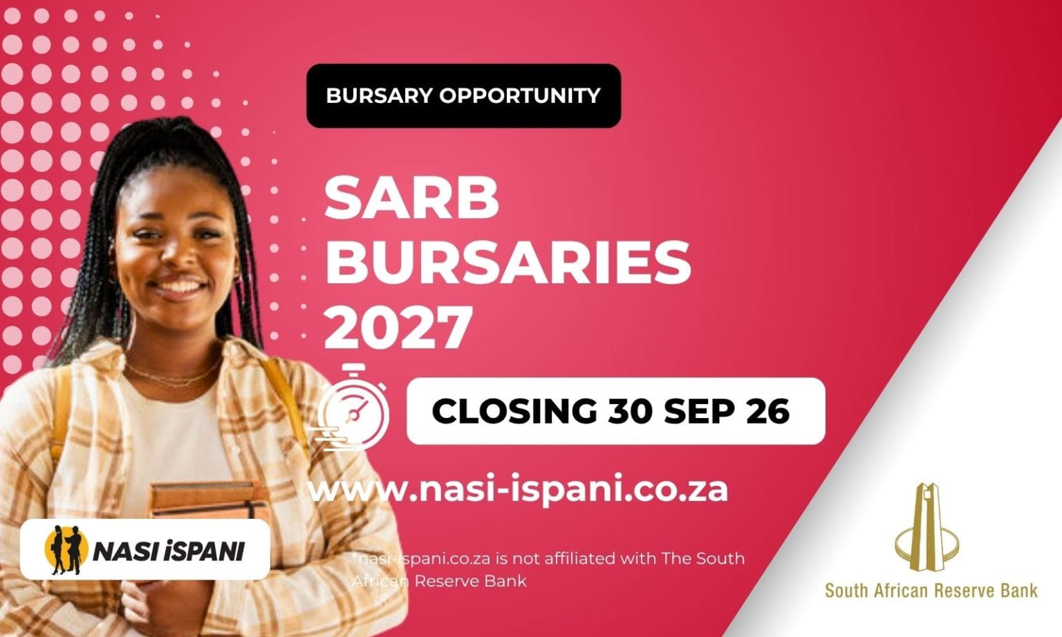 South African Reserve Bank Bursaries 2027
