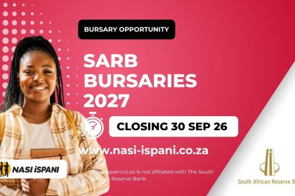 South African Reserve Bank Bursaries 2027