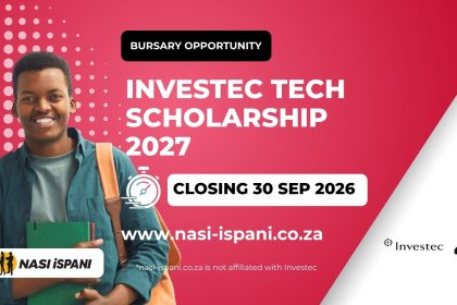 Investec Tech Scholarship 2027 - Apply Now
