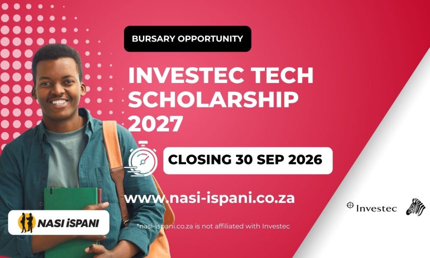 Investec Tech Scholarship 2027 - Apply Now