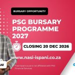 PSG Bursary Programme 2027 - Apply Now