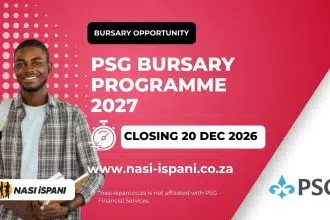 PSG Bursary Programme 2027 - Apply Now